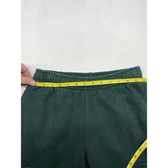 Aritzia Sweat Fleece Cargo Sweatpants Womens XS Green Mega Fit Stretch - Picture 5 of 10